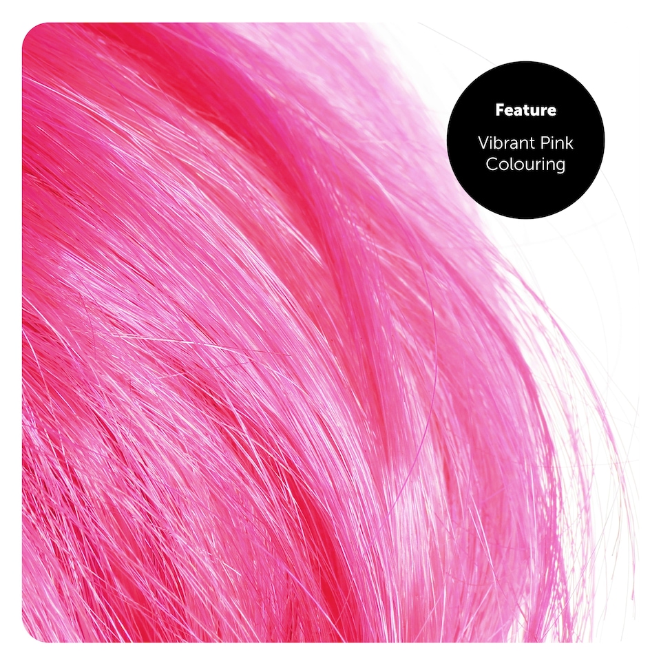 image 1 of Adults Hot Pink Bob Wig – Bright Fancy Dress Hairpiece for Parties & Costumes Pink | One Size