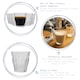image 2 of Duralex Picardie Shot Glass Espresso Cups - 90ml Drinking Glasses - Clear - Pack of 6 | Clear | Clear