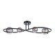 image 1 of Lena 4 Light Semi Flush Ceiling Light Black