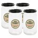 image 1 of 650ml Airtight Glass Storage Jars with Metal Lid | Clear | 4