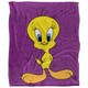 image 1 of Looney Tunes Character Collage Tweety Blanket - Multicoloured - One Size