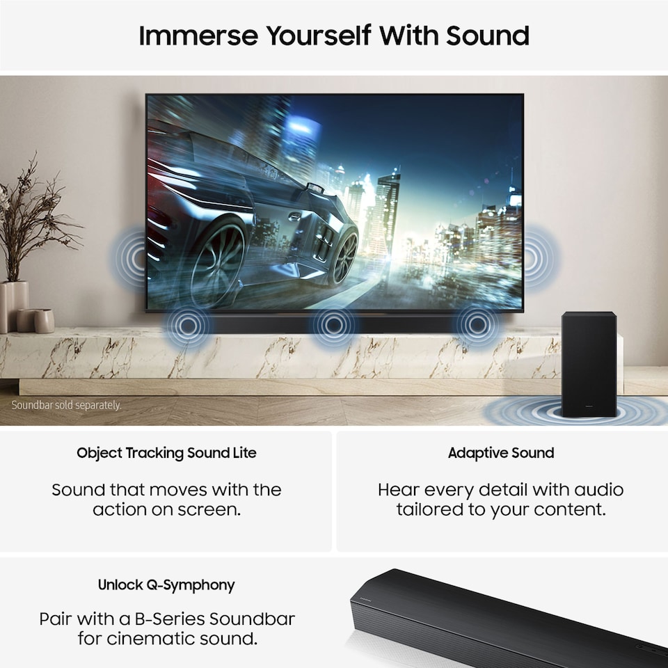 image 1 of Samsung UE65U8020FKXXU 65inch Crystal UHD 4K LED SMART TV Wi-Fi AI Energy Mode
