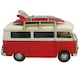 image 2 of Quality Retro Metal Vintage Camper Van Metal Model Replica Ornament Gift