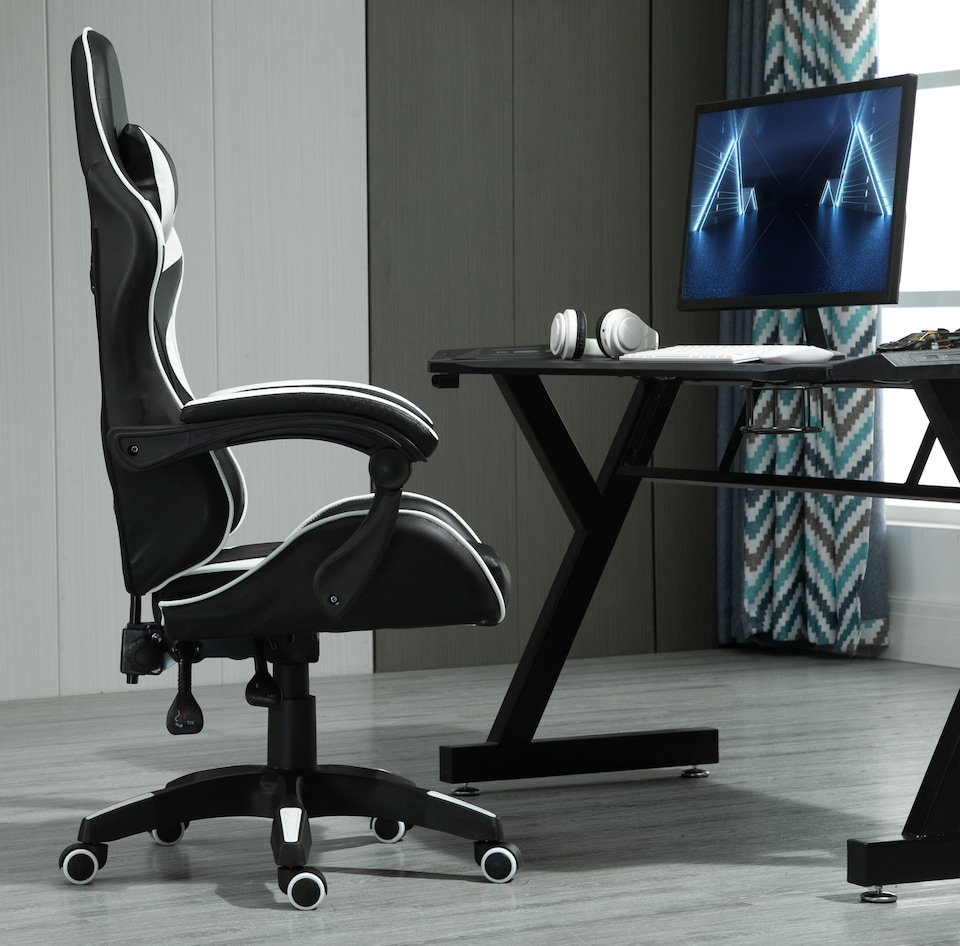 image 1 of MCC Direct Gaming Chair Computer Office Chair with Tilt and Swivel function