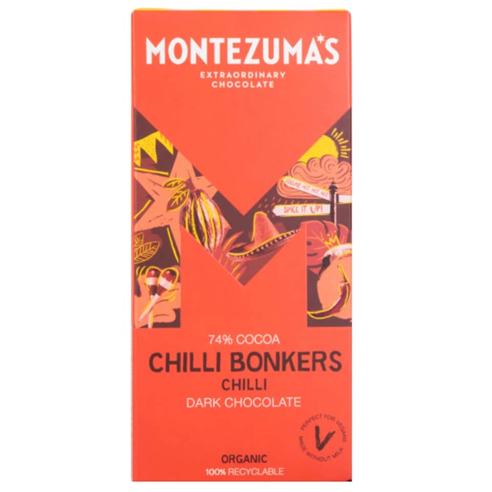 Organic Dark Chocolate Chilli 90g (Montezuma's)