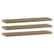 image 1 of Floating Wooden Wall Shelves - 90x23.5cm | Brown | Oak & Set of 3 | 3