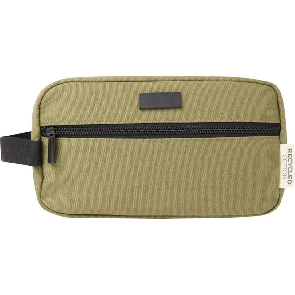 image 1 of Joey Canvas 3.5L Toiletry Bag | Green | Olive | One Size | 1