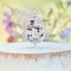 image 2 of Pressed Petal Number 6 Shaped Candle