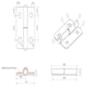 image 5 of Stainless Steel Lift Off Leaf Hinge Right 76x100mm Heavy Duty Door Hatch 2PK Silver