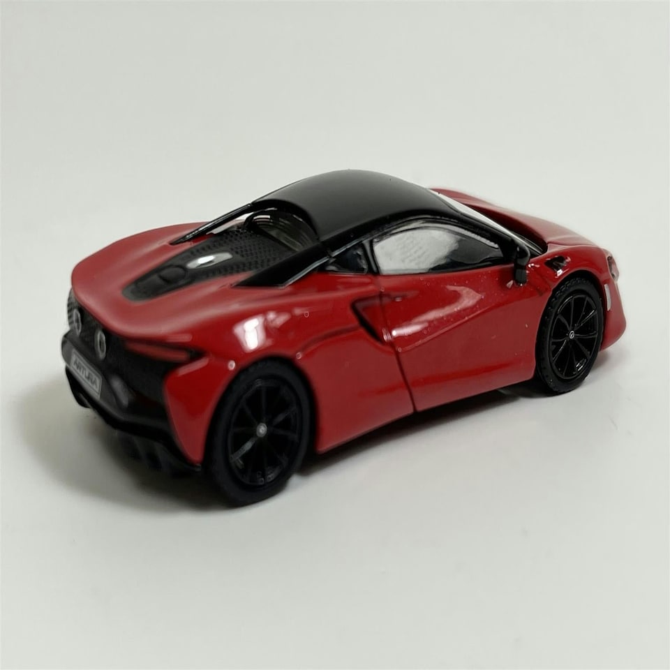 image 1 of McLaren Artura Vermillion Red LHD 1:64 Scale Mini GT MGT00532L