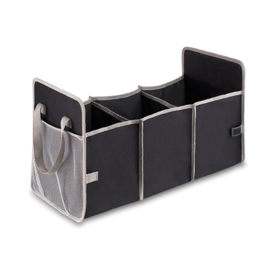 MidOcean Organizer Foldable Car Boot Organiser - Black - One Size Black