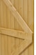 image 3 of Living and Home Semi-Braced Arch Top Wooden Garden Gate, 105x210cm