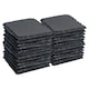 image 1 of Argon Tableware Square Slate Coasters - 10cm - Pack of 24