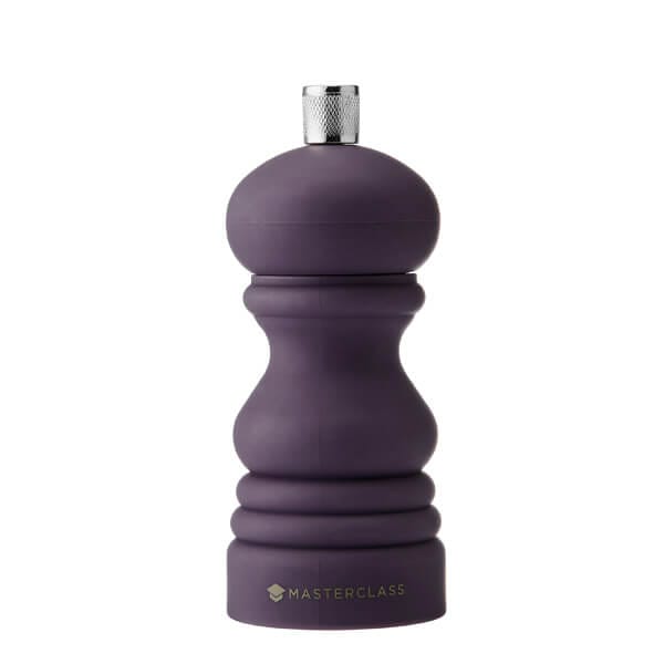 MasterClass Salt & Pepper Mill, 12cm Purple Manual Grinder