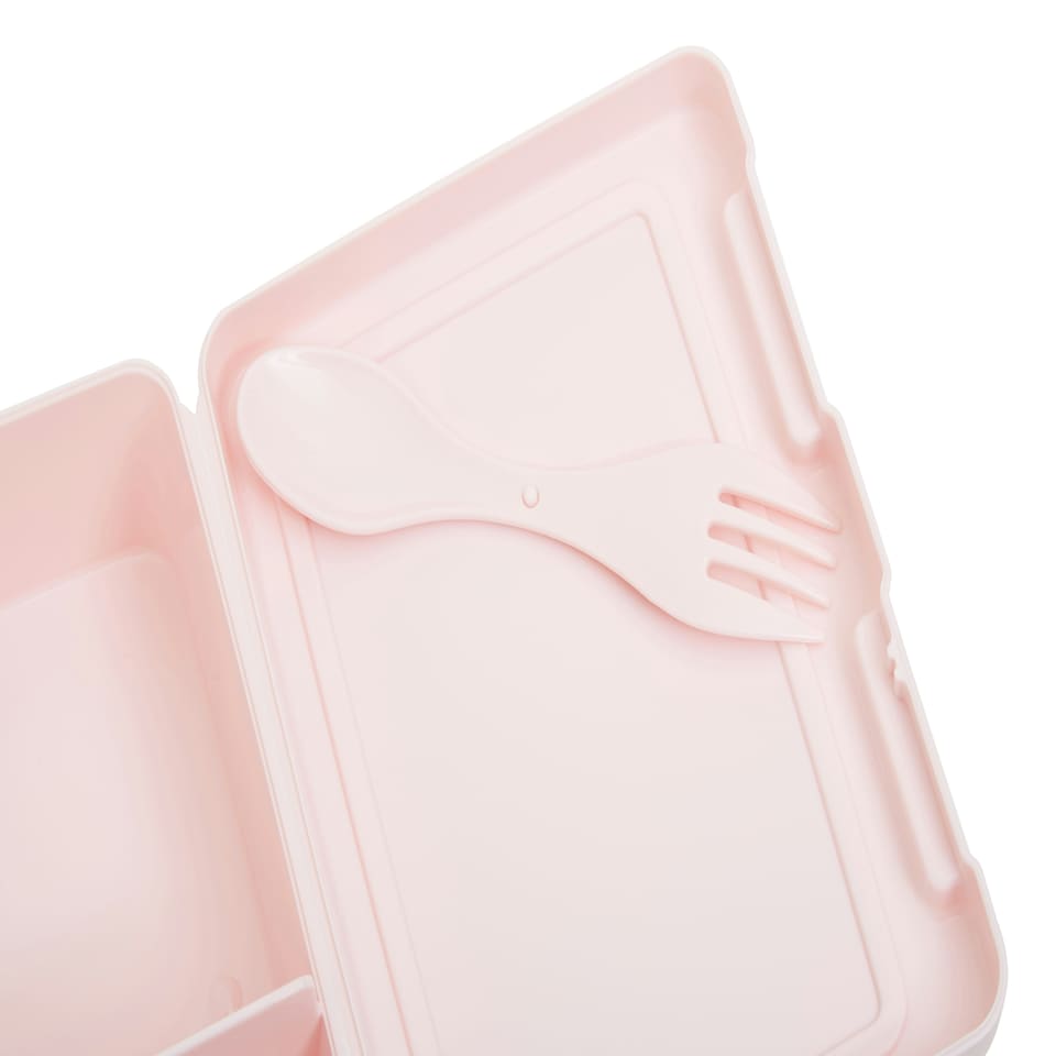 image 1 of Interiors by Premier Pink Lunch Box, Grub Tub Tiffin Box with Lock, Lunch Container for Office, Home, Kitchen