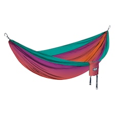 DoubleNest Printed Hammock - Lightweight Durable Portable Camping Hammock | Grey | Grey