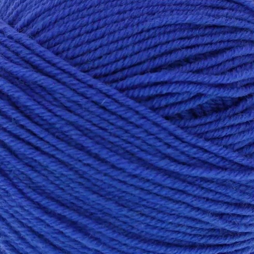 King Cole Blue Luxury Merino DK Yarn (Value Pack 12 x 50g Balls) For Crochet, Knitting - 140m per ball