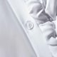 image 4 of OHS Soft Quilted Seersucker Duvet Cover Set White | White | Double