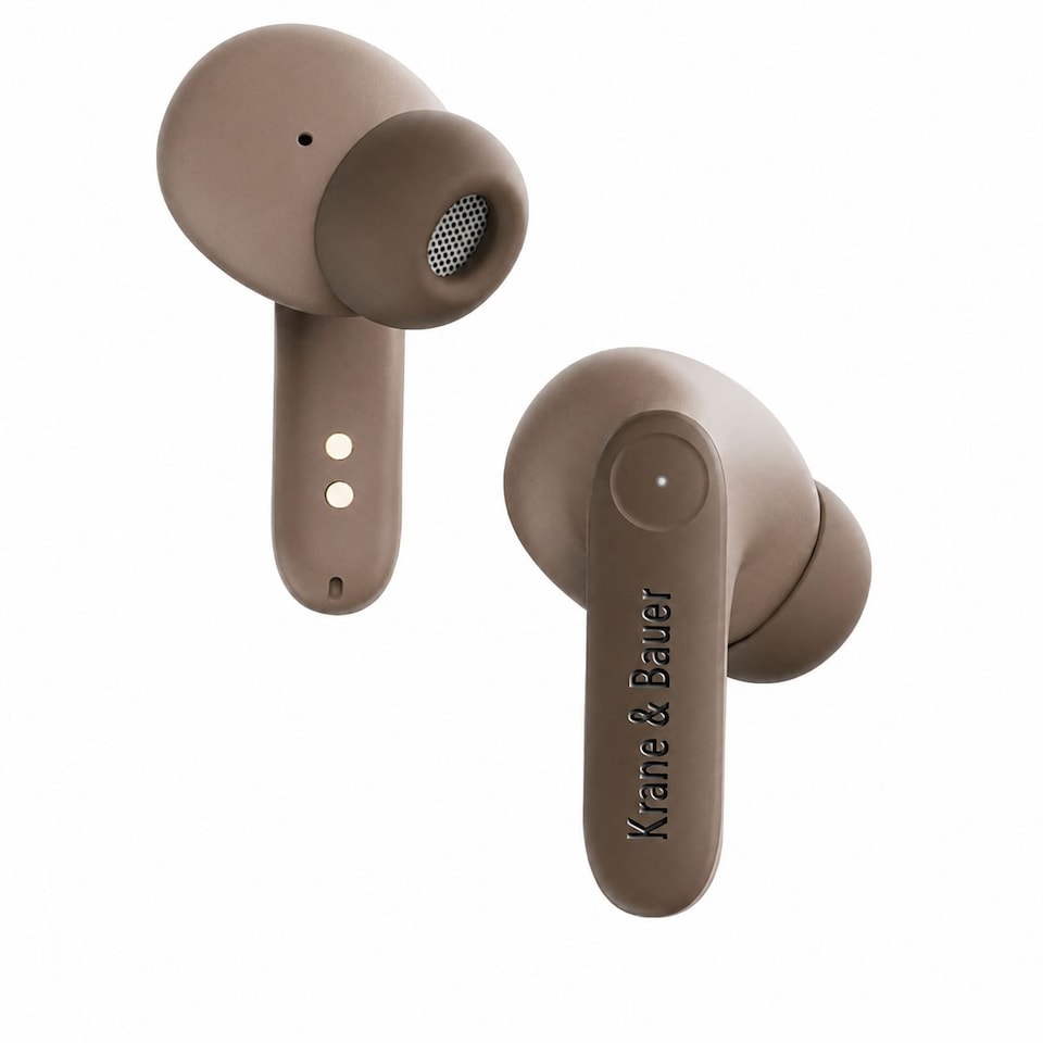 image 1 of Krane & Bauer Blizzard II Wireless In-Ear Headphones, Brown