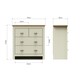 image 5 of Chest of 4 Drawers