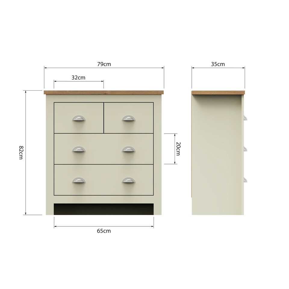 image 1 of Chest of 4 Drawers