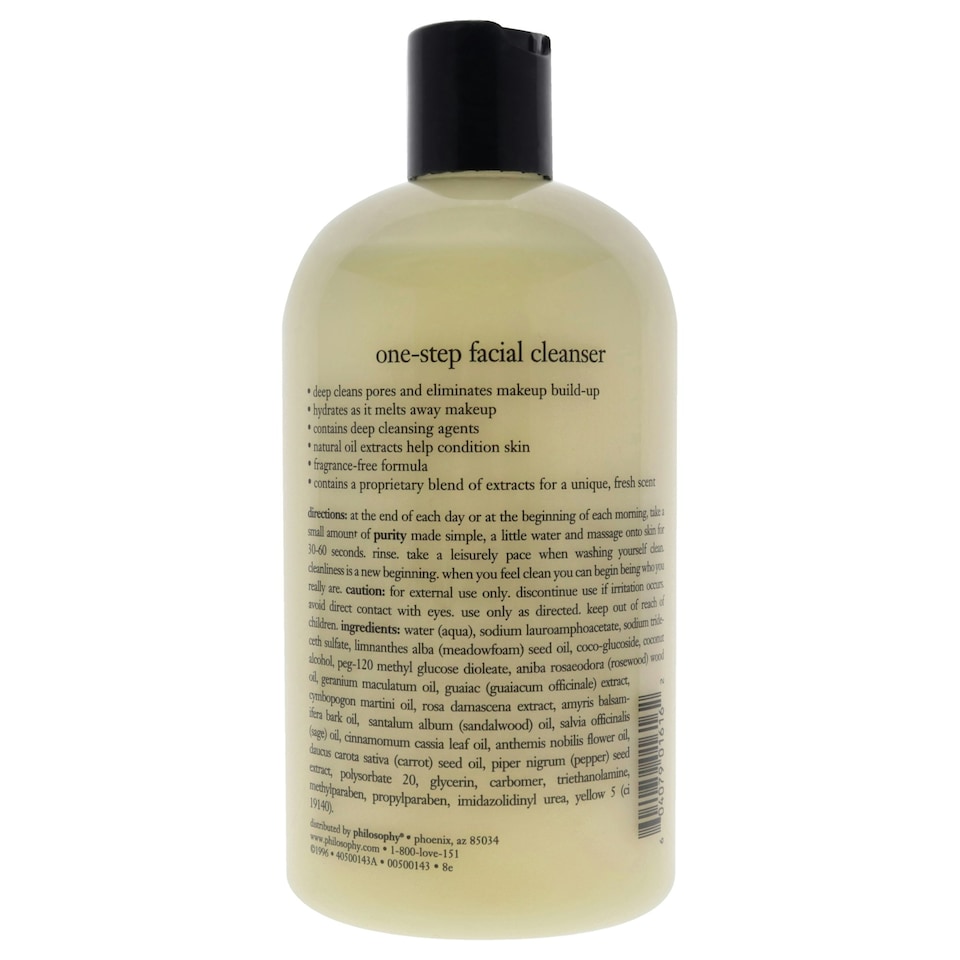 image 1 of Purity Made Simple One-Step Facial Cleanser by Philosophy for Unisex - 16 oz Cleanser