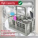 image 9 of SPARES2GO Cutlery Basket Caddy Cage for AEG Dishwasher (Removable Handle, 240mm)