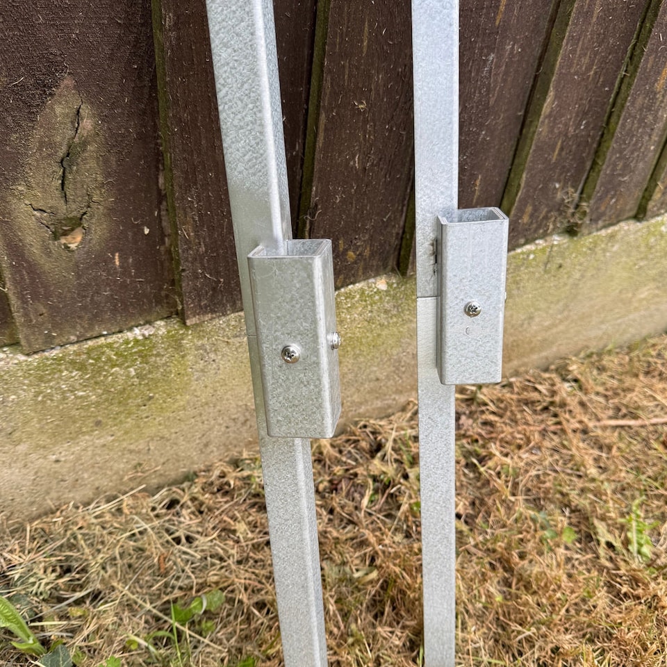 image 1 of Fence Post Repair Stakes for Damaged Wooden Posts - Pack of 2