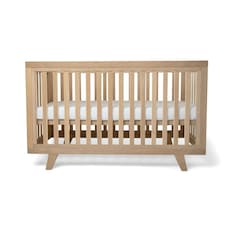 Clair de Lune Premium Oak Cot Bed