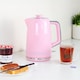 image 3 of Hamilton Beach Kettle and Toaster Set, Miami, Electric Kettle 1.7L, Wide Slot Toaster 2 Slice, Boil Dry Protection, 7 Variable Browning Levels, Flamingo Pink - HBMIAF