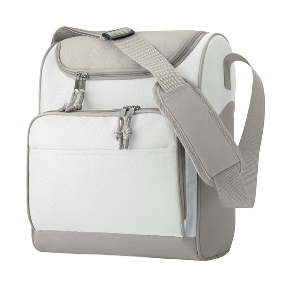 image 1 of MidOcean Zipper 13L Pocket Cooler Bag - White - One Size White | One Size