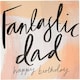 image 3 of Contemporary Embossed Text Design Dad Birthday Card