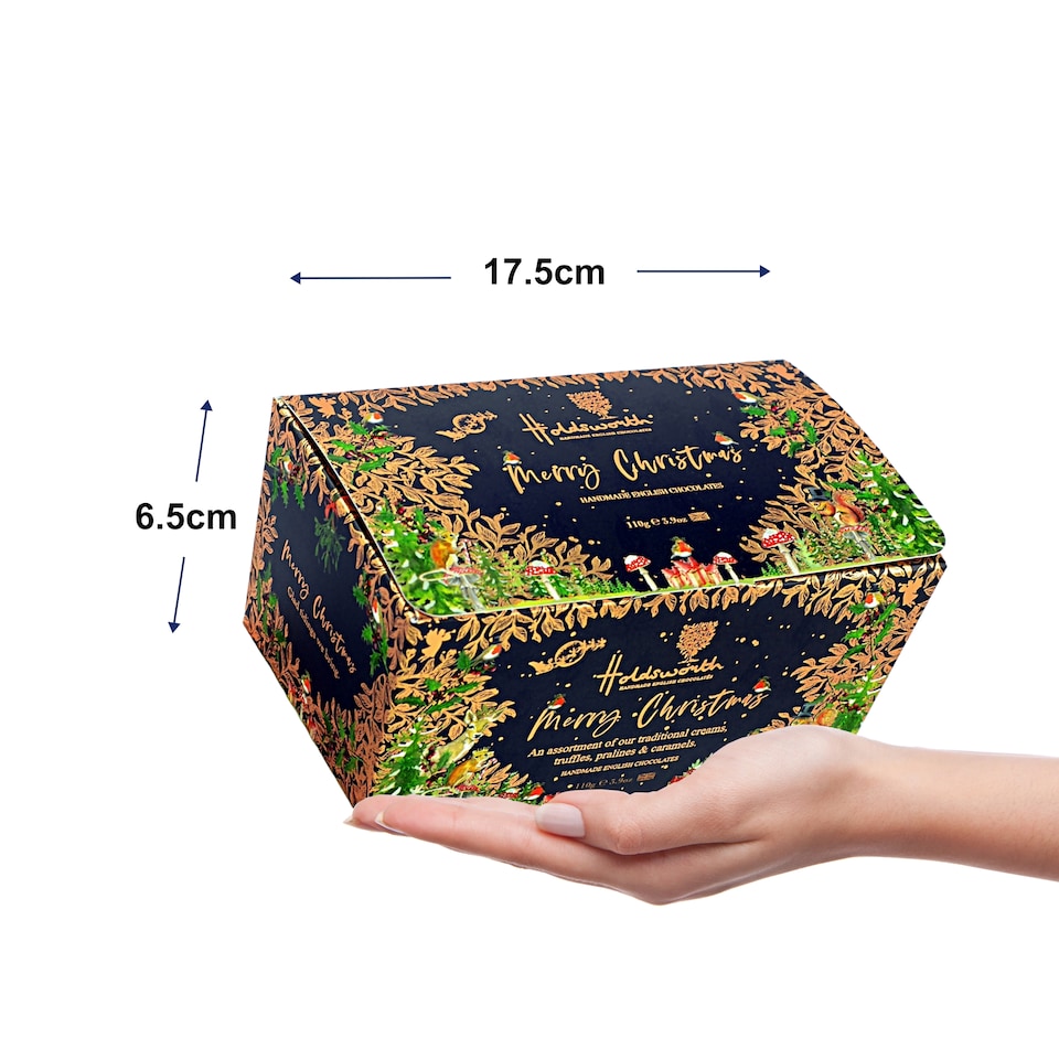 image 1 of Holdsworth Chocolates Christmas Assorted Ballotin 110g