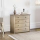 image 5 of Vida Designs Panama 4 Drawer Chest of Drawers Storage, Solid Pine Wood