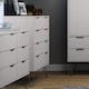 image 7 of Augusta 4 Drawer Industrial Bedroom Furniture Chest of Drawers - Stylish Storage Cabinet | Grey | Grey | 1