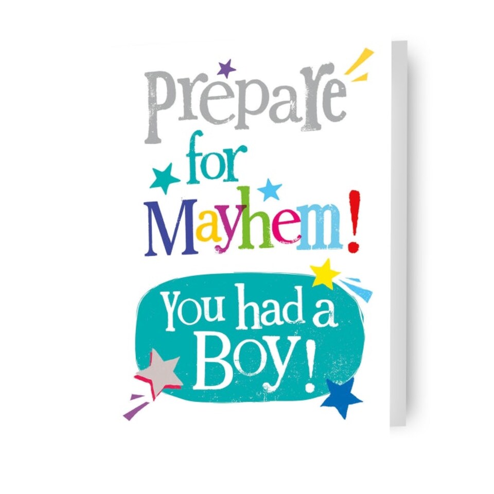 image 1 of Brightside New Baby Boy Card
