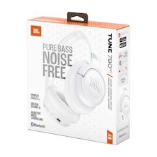 JBL Tune 780NC Over-Ear Wireless ANC Headphones - White