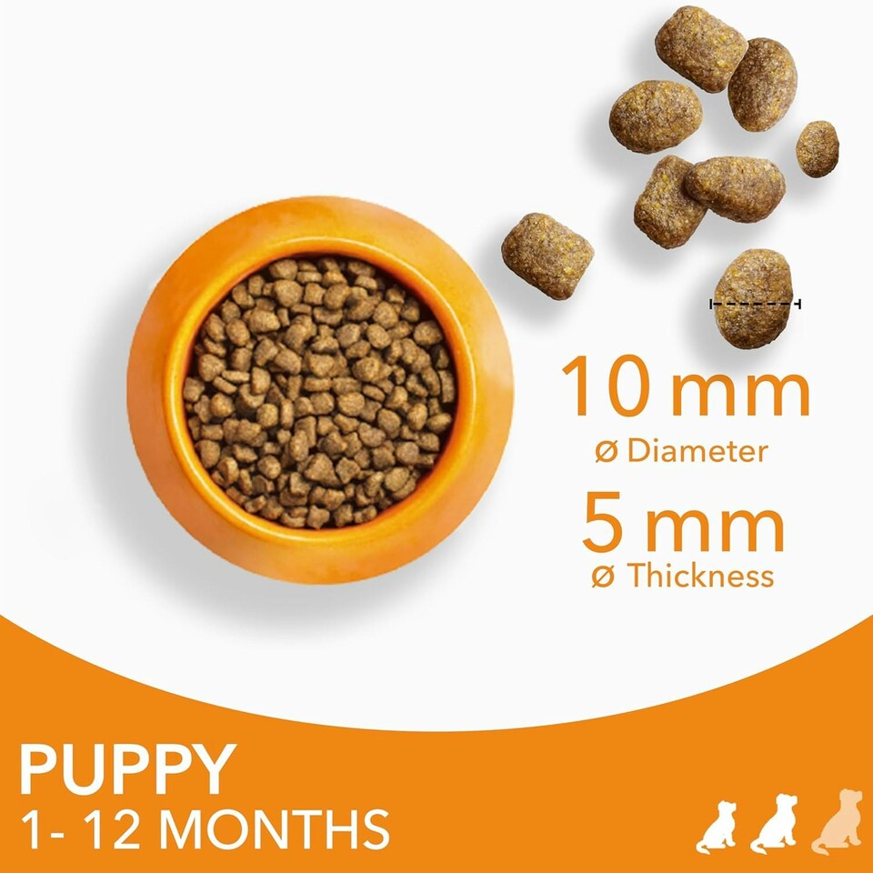 image 1 of IAMS Complete Dry Dog Food for Puppy Small and Medium Breeds with Chicken 12 kg