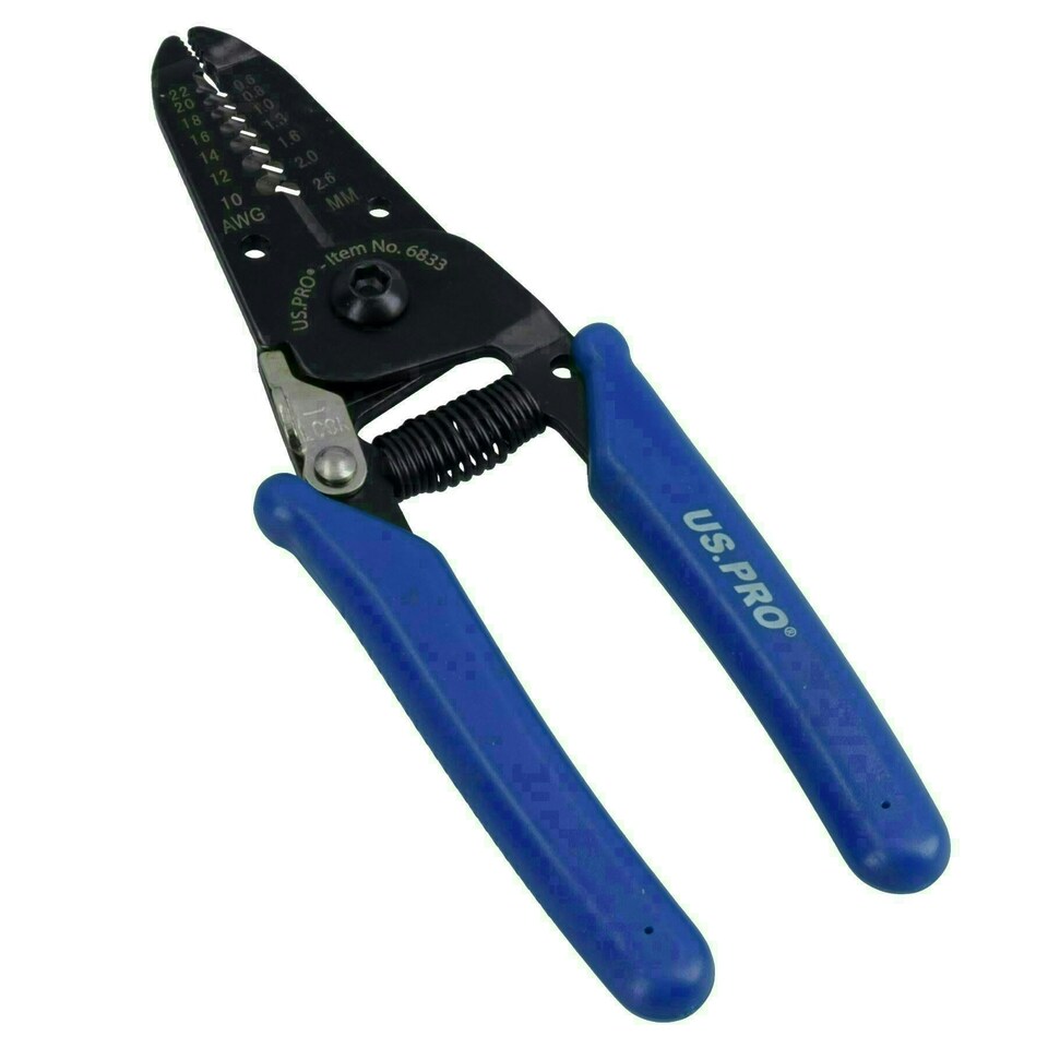image 1 of 6in Mini Hand Held Electrical Wire Strippers Cutters for Wire 0.6mm - 2.6mm