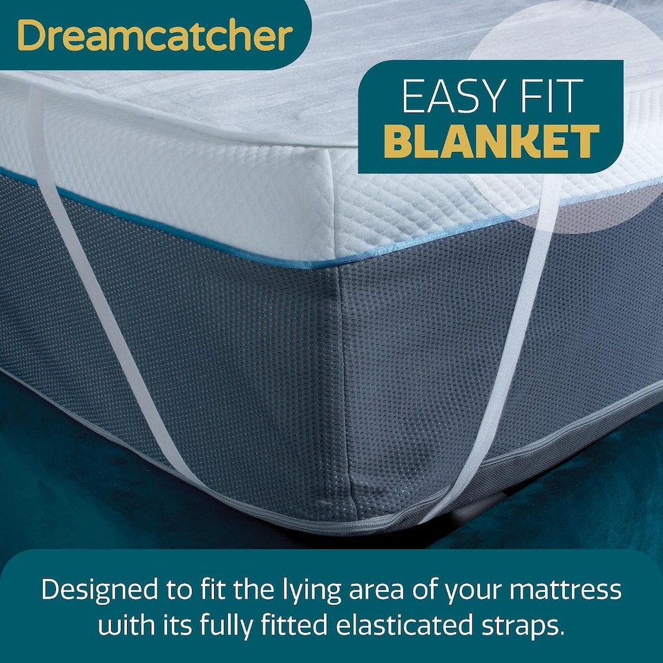 image 1 of Dreamcatcher Double Electric Under Blanket Heated Fitted Cover Single Control