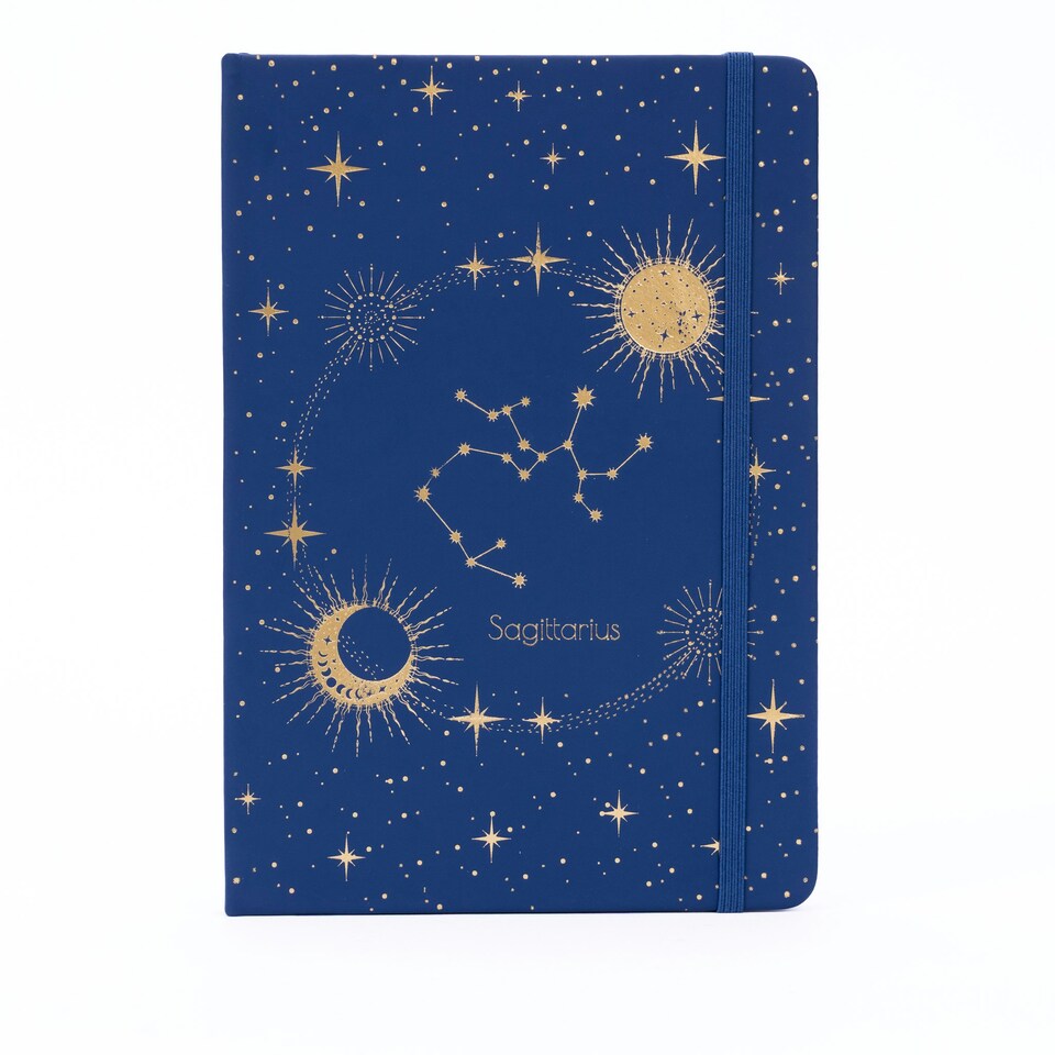 image 1 of A5 Sagittarius Zodiac Lined Notebook
