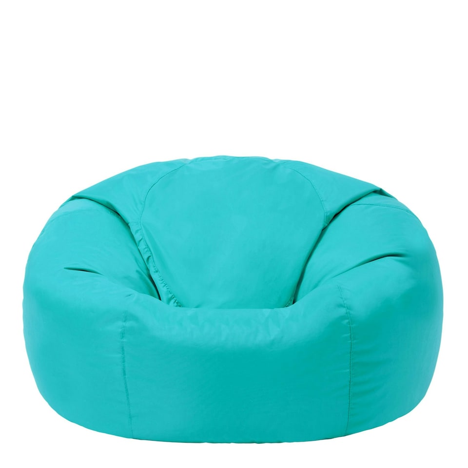 image 1 of icon Classic Indoor Outdoor Bean Bag Aqua Blue Bean Bag Chair Blue | Blue