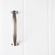 image 6 of Elegant Brands Salcombe White Wooden Bathroom Corner Cabinet White