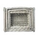 image 9 of Extra Large Grey Wash Wooden Handled Storage Basket | Grey | Grey