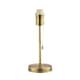 image 1 of Traditional and Classic Table Lamp Base in Antique Brass with Pull Cord Switch | Gold