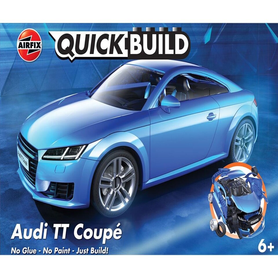 image 1 of Airfix Quickbuild Audi TT Coupe Blue