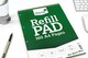 image 2 of A4 Narrow Feint Refill Pad (210x297mm)