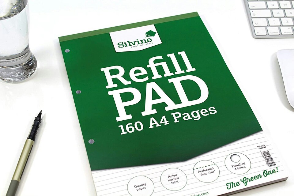 image 1 of A4 Narrow Feint Refill Pad (210x297mm)