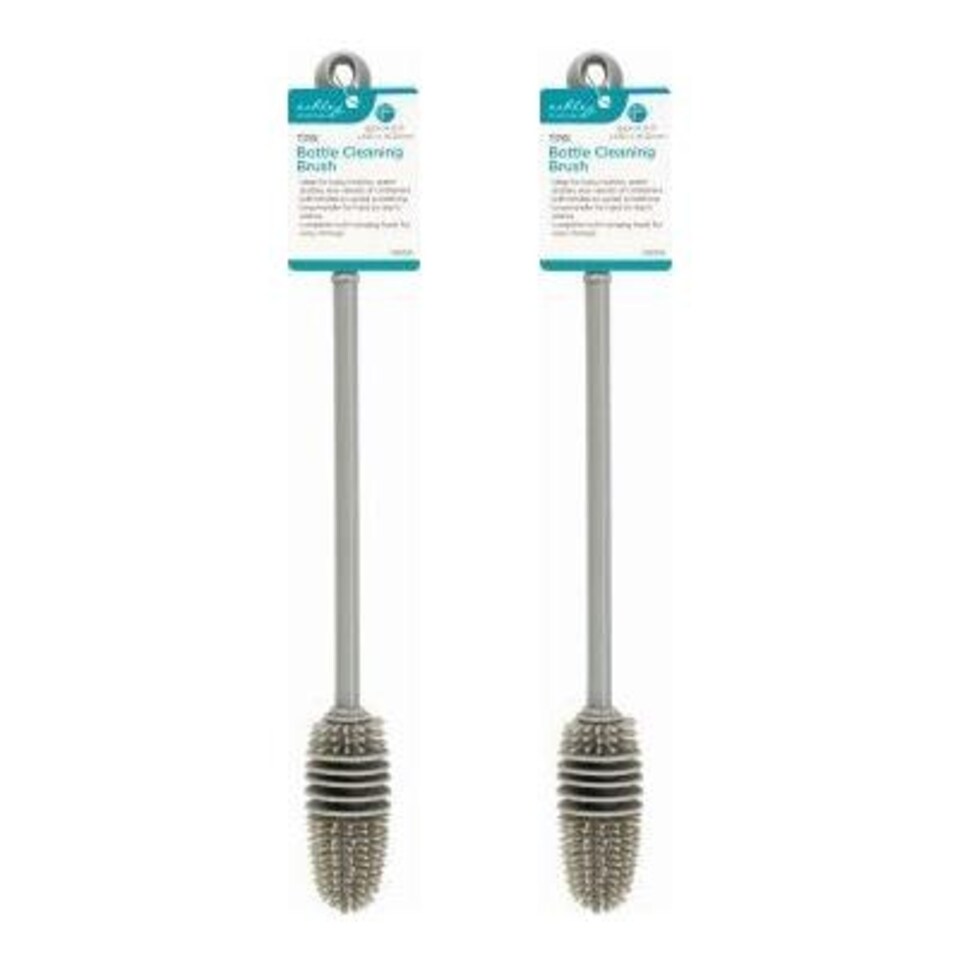Ashley Bottle Brushes - 33cm - Grey Grey