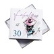 image 1 of Fabulous at 30 Birthday Photo Album Gift 50 x 6" x 4" Photos White